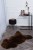Genuine natural sheepskin brown