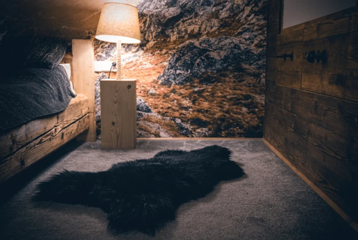 Sheepskin rug – black