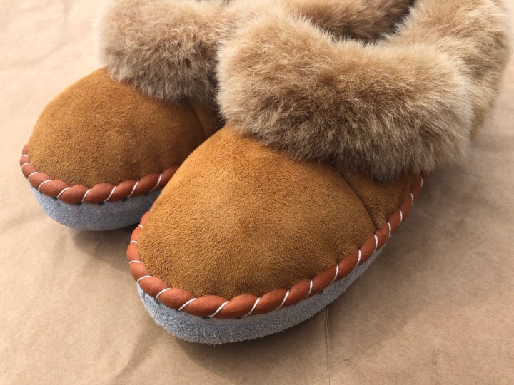 Handmade regional slippers