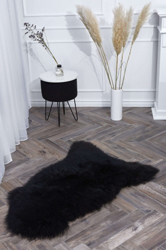 Skóra owcza - Czarna