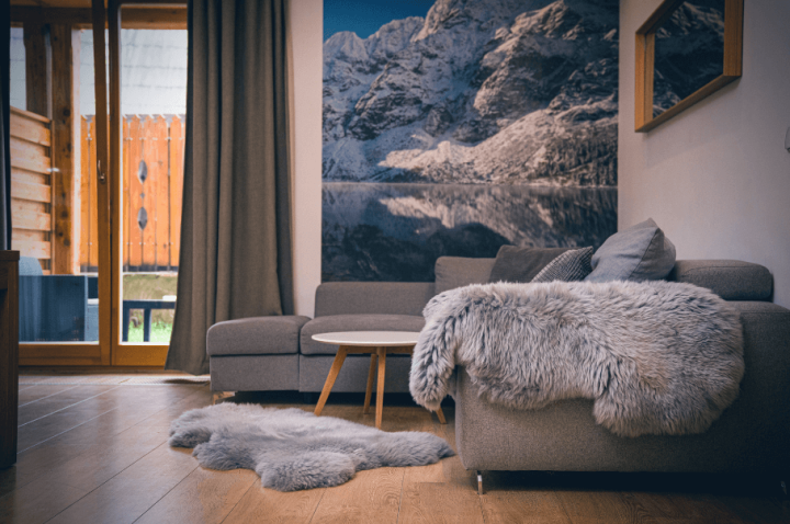 Skóra owcza - Szara