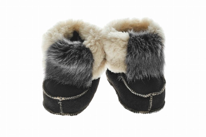 Buciki dziecięce ze skóry owczej