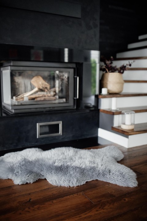 Skóra owcza - Szara