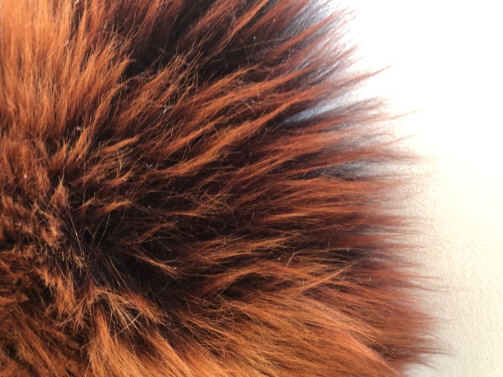 Skóra owcza - podpalana - tricolor