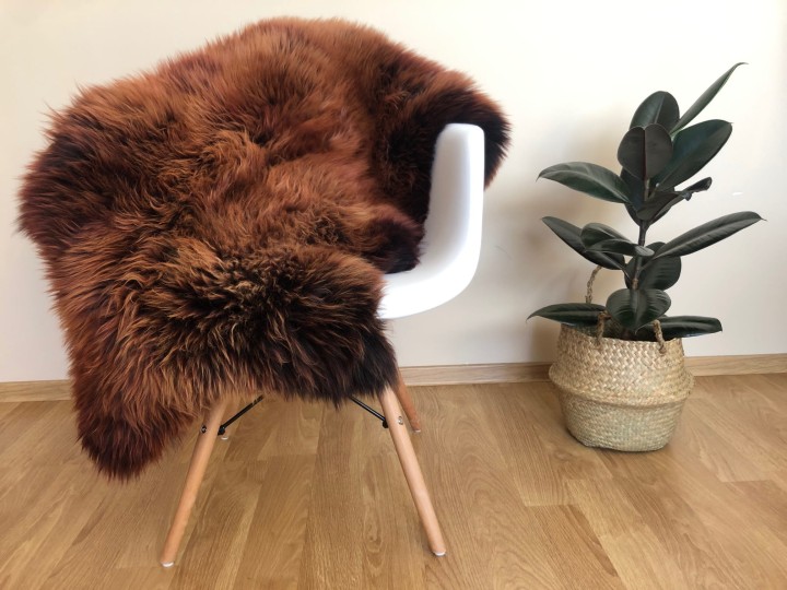 Skóra owcza - podpalana - tricolor