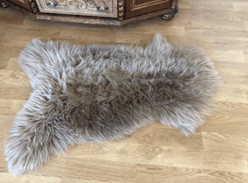 skóra owcza beżowa