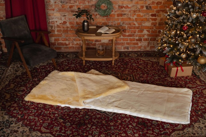 śpiwór dla dorosłych ze skóry merynos leczniczej