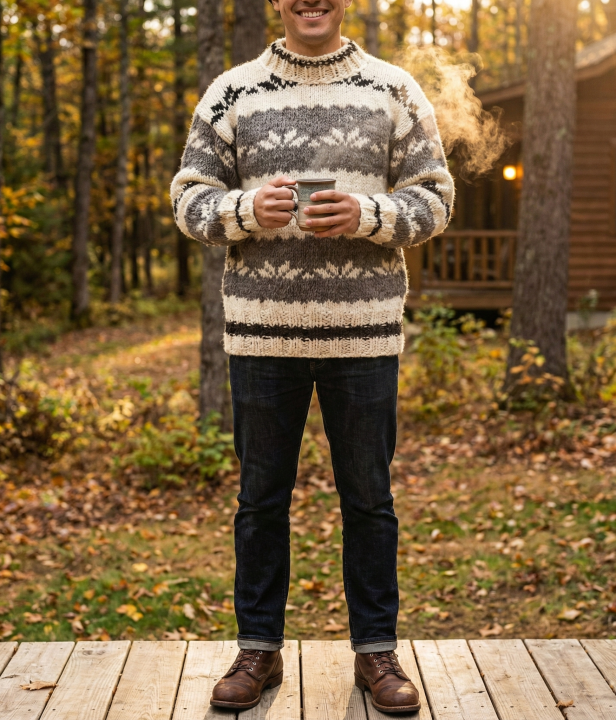 Sweter wełniany